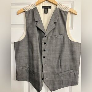 Mens wool suit vest